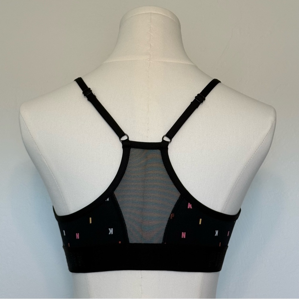 Not for Sale! Victoria’s Secret PINK Black Logo Print Sports Bra Racerback - Picture 5 of 9